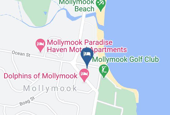 Allure On Ocean Motel Map