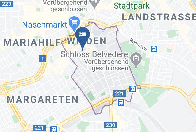 Vienna Wieden - Allyouneed Hotel Vienna4 Maps