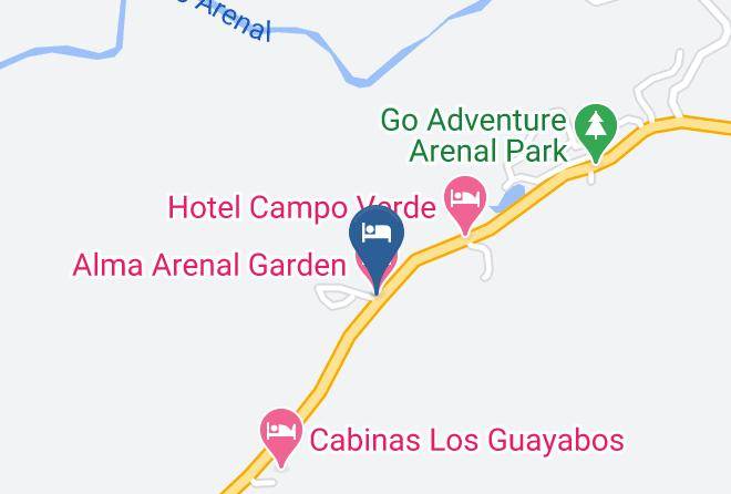 San Carlos - Alma Arenal Garden Maps