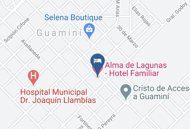 Guamini - Alma De Lagunas Hotel Familiar Maps