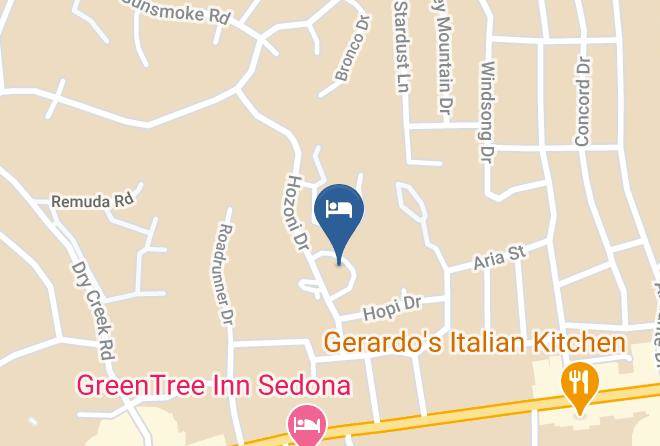 Alma De Sedona Inn Map