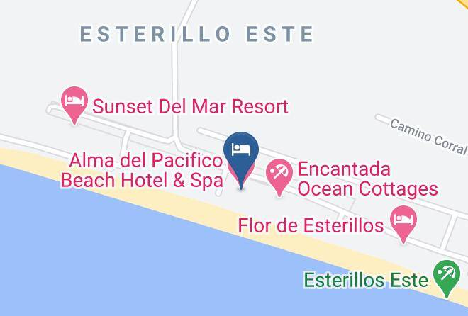 Parrita - Alma Del Pacifico Beach Hotel & Spa Maps