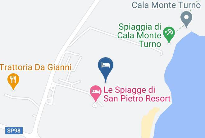 Province Of South Sardinia - Alma Resort Maps