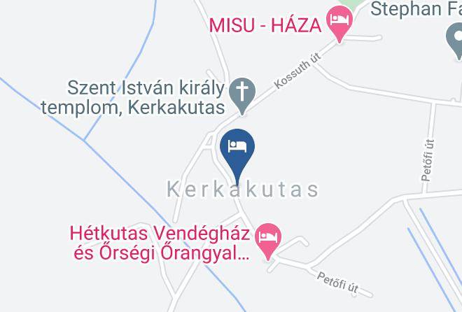 Kerkakutas - Almafas Vendeghaz Orseg Maps
