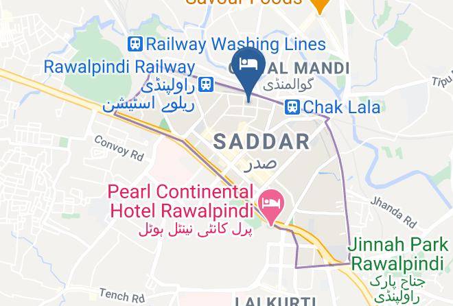Islamabad - Al Makkah Hotel Maps