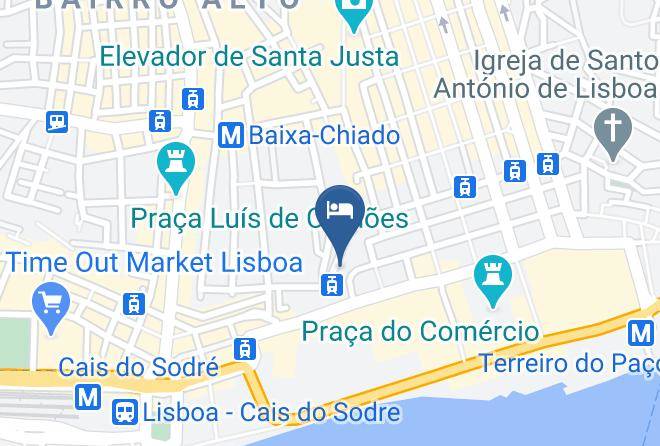 Lisbon - Almalusa Baixa Chiado Maps