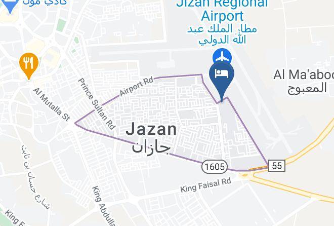 Jazan - Almamsha Hotel Maps