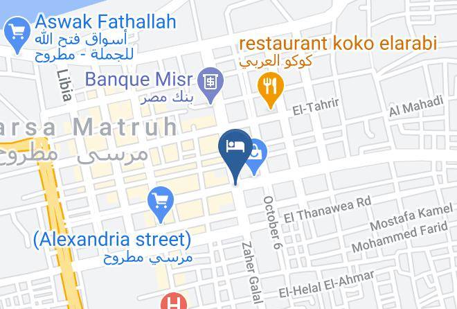 Marsa Matrouh - Almanara Hotel Marsa Matrouh Maps