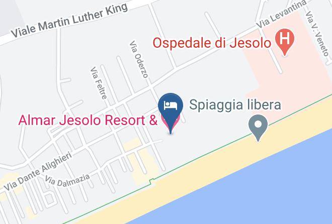 Almar Jesolo Resort & Spa Map