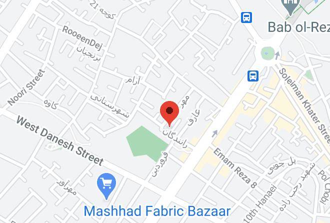 Almas Novin Hotel Map