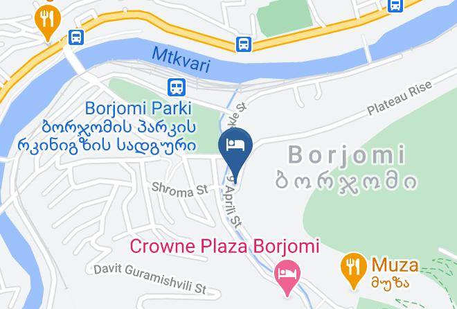 Borjomi - Alma Ata Hotel Maps