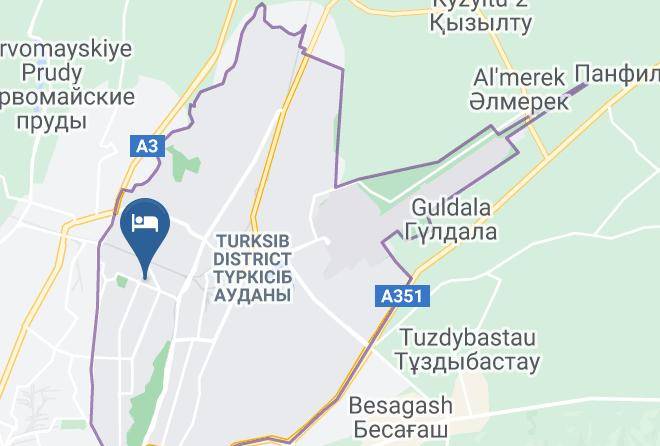 Almaty City - Almaty Grand Erbil Hotel Maps