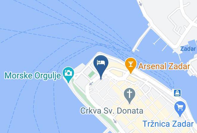 Zadar - Almayer Art & Heritage Hotel Maps