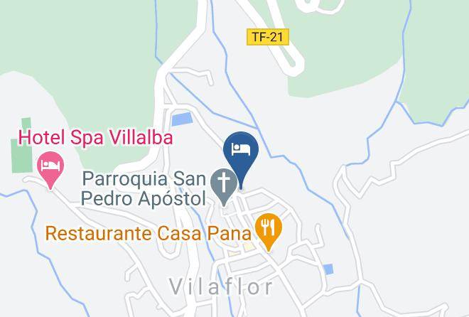 Santa Cruz De Tenerife - Almazen Vilaflor Maps
