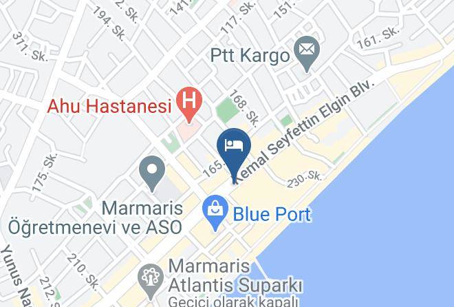 Marmaris - Almena City Hotel Maps