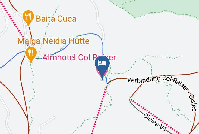 Bolzano - Almhotel Col Raiser Maps
