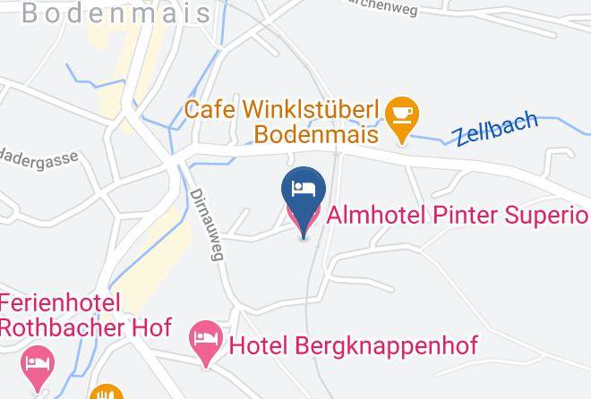 Regen - Almhotel Pinter Superior Maps