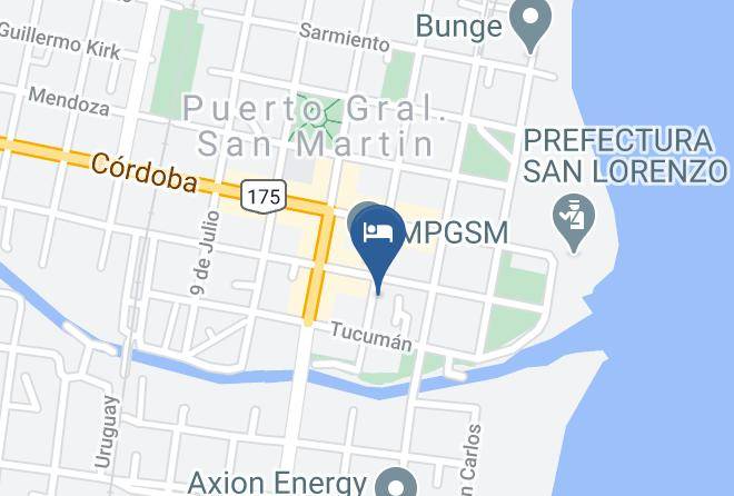 San Lorenzo - Almirante Hotel Maps