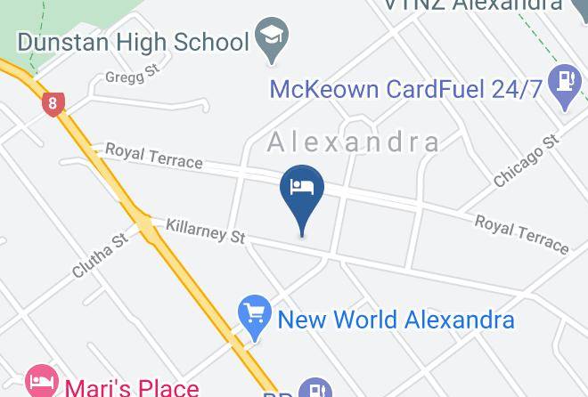 Central Otago - Almond Court Motel Maps