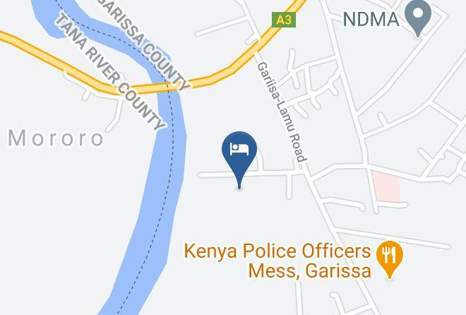 Garissa - Almond Resort Garissa Maps