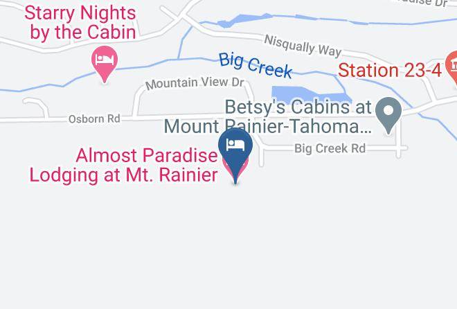 Lewis - Almost Paradise Lodging At Mt Rainier Maps