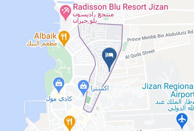 Jazan - Alnarjes Hotel Maps