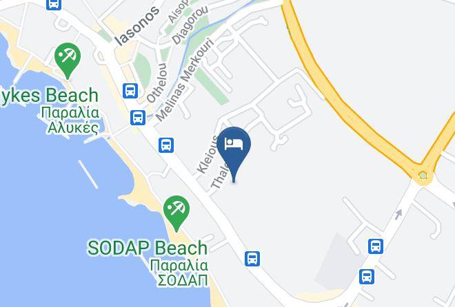Paphos - Aloe Hotel Maps