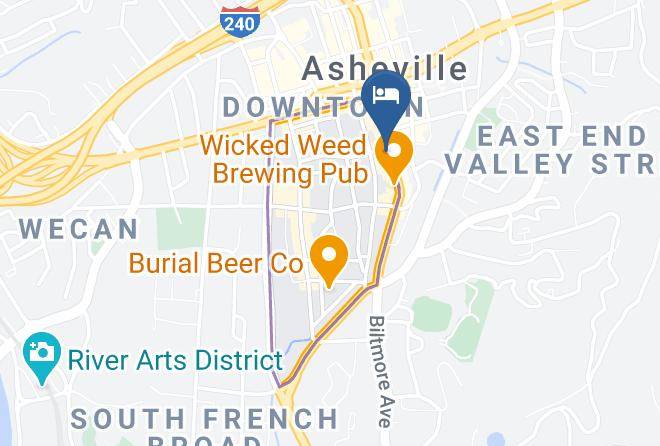Buncombe - Aloft Asheville Downtown Maps