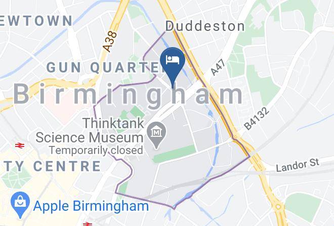 Birmingham - Aloft Birmingham Eastside Maps