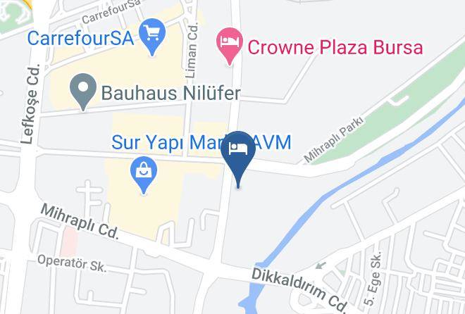 Nilufer - Aloft Bursa Hotel Maps