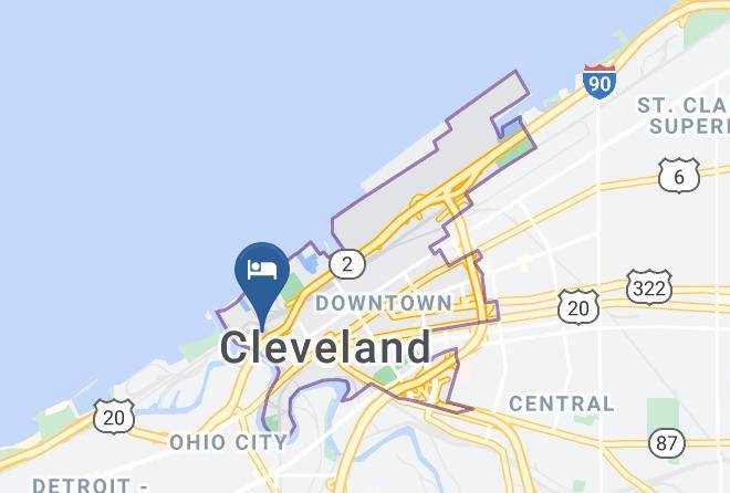 Cuyahoga - Aloft Cleveland Downtown Maps