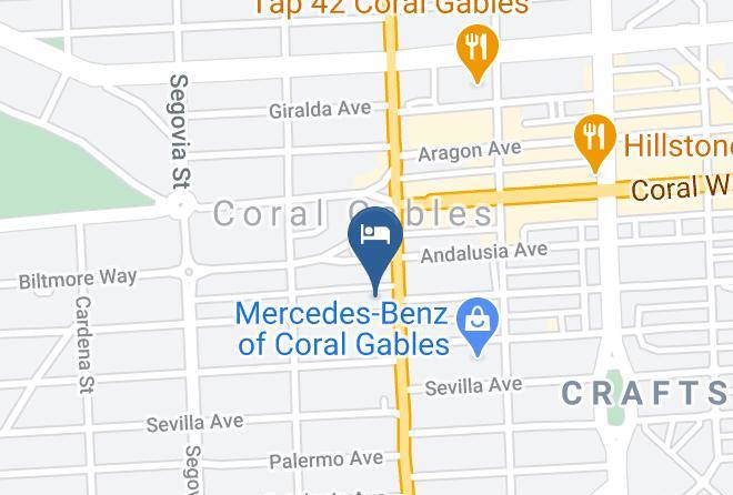 Miami Dade - Aloft Coral Gables Maps