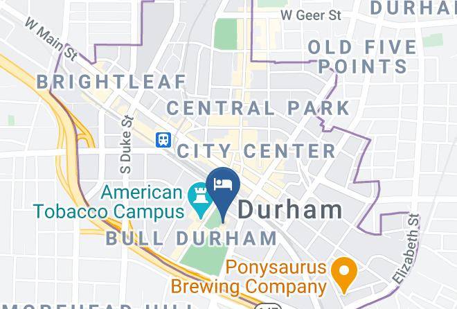 Durham - Aloft Durham Downtown Maps