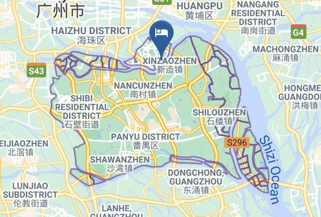 Aloft Guangzhou University Park Map