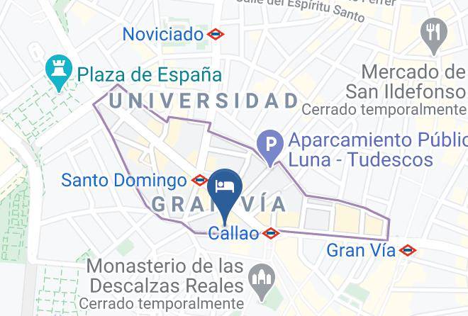 Madrid - Aloft Madrid Gran Via Maps
