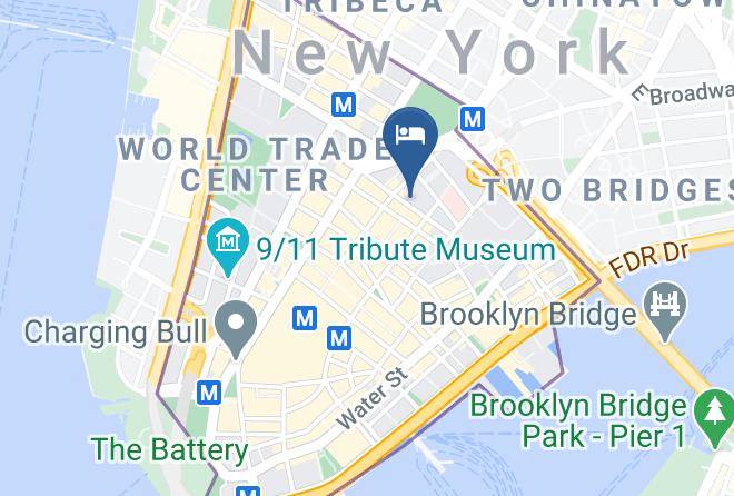 New York - Aloft Manhattan Downtown Financial District Maps