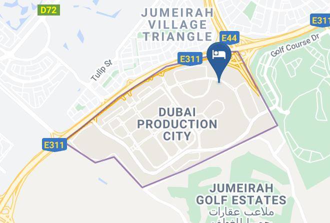 Aloft Me'aisam Dubai Map