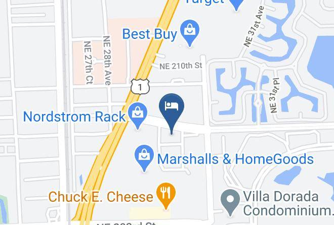 Miami Dade - Aloft Miami Aventura Maps