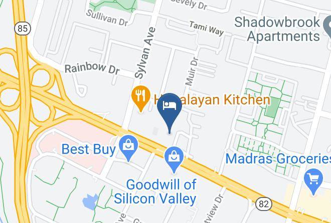 Santa Clara - Aloft Mountain View Maps