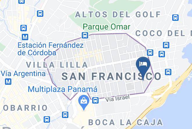 San Francisco - Aloft Panama Maps