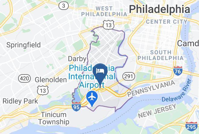 Four Points By Sheraton Philadelphia Airport Map