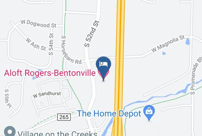 Benton - Aloft Rogers Bentonville Maps