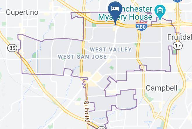 Santa Clara - Aloft San Jose Cupertino Maps