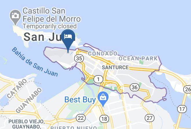 Aloft San Juan Map