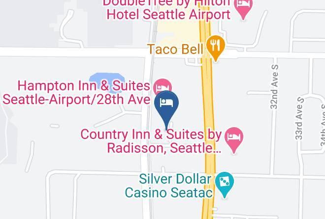 King - Aloft Seattle Sea Tac Airport Maps