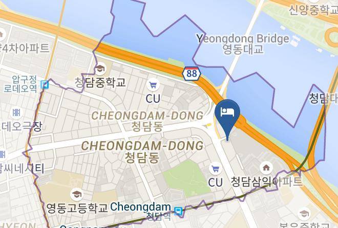 Gangnamgu - Aloft Seoul Gangnam Maps