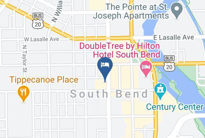 St Joseph - Aloft South Bend Maps