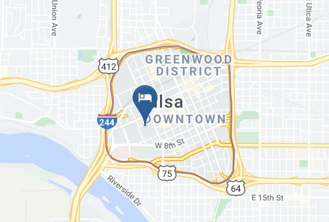 Tulsa - Aloft Tulsa Downtown Maps