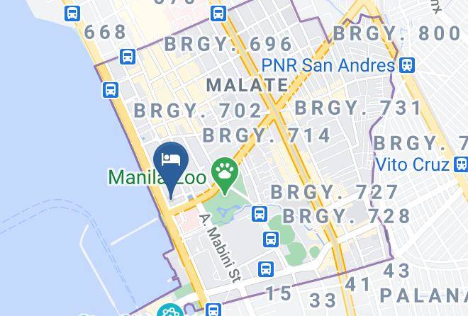 Metro Manila - Aloha Hotel Maps