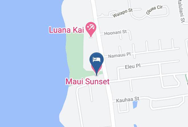 Maui Sunset Map